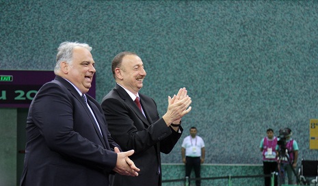 Azerbaijani president awards taekwondo winners of Baku 2015 